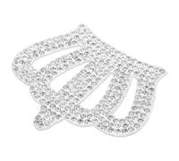 TOYZFRIENDY Autocollant Voiture en Strass Cristal Forme Couronne 3D Autocollant Décoratif Brillant pour Voiture Adhésif Solide pour Décoration Intérieur et Extérieure