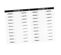 TOYZFRIENDY Autocollants Pour Sourcils Imperméables Patch De Sourcil Artificiel 20 Paires Effet 6d Simulation Pour Homme Utilisation Facile