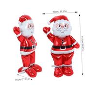 TOYZFRIENDY ballon père Noël Bonjour couleur joyeux arrêt modèle de ballon de Noël gonflables air Film d'aluminium rouge