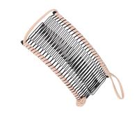 TOYZFRIENDY Banane Peigne Cheveux Dents Beige Accessoire Coiffure et Léger Outil Stylisant pour Cheveux Épais Bouclés et Lourds pour Chignons et Volume Volumineux