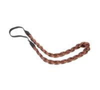 TOYZFRIENDY Bandeau Cheveux Tressés Synthétiques Épais Élastique Ajustable pour Femmes et Filles Large Postiche Tresse Café Accessoire Beauté Naturel