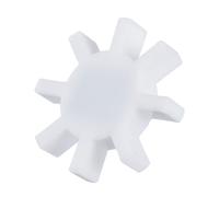 TOYZFRIENDY Barre Magnétique Octogonale Ptfe Blanche Agitateur Magnétique Corrosion pour Laboratoire Chimie pour Mélanges avec Solvants et Acides