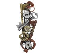 TOYZFRIENDY Barrette Vintage Steampunk Rétro Brossé Épingle Cheveux Décorative pour Femmes Design Cœur acile à Ouvrir et Fermer Compatible avec Tous Types de Cheveux Accessoire Élégant