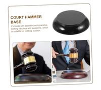 TOYZFRIENDY Base Bois pour Marteau de Juge Support Portable et Accessoire de Cour pour Enchères et Procès pour Avocat et Commissaire Priseur