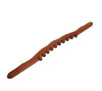 TOYZFRIENDY Bâton de Massage en Bois Massif 10 Perles Rouleau à Pâtisserie Outil Gua Sha pour Soulagement Musculaire Portable Corps Complet Usage Sportif