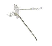 TOYZFRIENDY Bâtonnet à Cheveux Chinois Pompon et Frange Queue de Poisson Épingle à Cheveux pour Chignon Femme Accessoires Coiffure en Alliage Couleur Or Clair pour Longs et Mariage