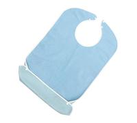 TOYZFRIENDY Bavoir Adulte Imperméable Éponge Absorbant Protection Repas Lavable pour Seniors Convalescents et Personnes à Mobilité Réduite et Confortable Facile à Entretenir