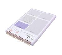 TOYZFRIENDY Bloc-notes Planificateur Quotidien Non Daté Cahier Prise de Notes pour Gestion Du Agenda Portable pour Planning et Routine Semaine pour Élèves et Enseignants
