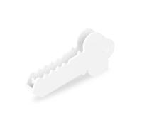 TOYZFRIENDY Boîte à Clés Magnétique Géante Murale, Support Porte-clés Blanc | Abs et Aimant, Forme ourbe, Organise Plusieurs Jeux, Entrée Maison, Garage, Courrier