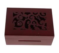 TOYZFRIENDY Boîte à Musique à Remontoir 15 Notes en Bois Sculpté, Coffret Vintage DIY pour Mécanisme à Monter Soi-même, Accessoires pour Création Musicale Personnalisée et Réparation