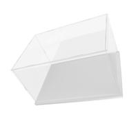 TOYZFRIENDY Boîte de Présentation Acrylique Transparente pour Collection de Figurines et de Boxe Étui de Rangement Antidérapant pour Modèles et Objets de Collection