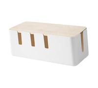 TOYZFRIENDY Boîte de Rangement Câble Multifonction pour Bureau et Maison Organiseur pour Multiprise Chargeur Adaptateur Protège et Optimise Espace