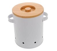 TOYZFRIENDY Boîte De Rangement Légumes Ventilée Taille Moyenne En Plastique Robuste Fonction Aération Conservation Oignons Ail Pomme De Terre Usage Domestique La Cuisine Individuelle