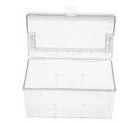 TOYZFRIENDY Boîte de Rangement Médicaments Portable Transparente avec Poignée Trousse de Secours Familiale Légère et Spacieuse pour Maison École Camping et Voyages Facile à Ouvrir et Fermer