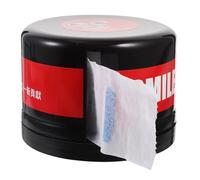 TOYZFRIENDY Boîte Distributrice de Rouleaux de Papier pour Tour de Cou de Barbier, Plastique Noir Rouleau Blanc, Compatible Salons de Coiffure, Coupe, Coloration et Permanente, Accessoire