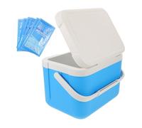 TOYZFRIENDY Boîte Portable avec Pack de Glace Glacière Isolante Compacte pour Camping Pique et Activités Plein Air
