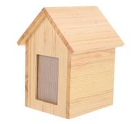 TOYZFRIENDY Boîte Urne pour Cendres de Petits Animaux Massif Urne Commémorative pour Chien Chat Coffret de Conservation des Cendres et Photos Portable et
