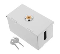 TOYZFRIENDY Boîtier de Prise Verrouillable Étanche Protection Antieffraction pour Prises Extérieures Sécurité Renforcée avec Verrou Intégré Boîtier Robuste Résistant Aux Intempéries pour Usage