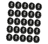 TOYZFRIENDY Bonnette Micro, Housse de Microphone Jetable Non Tissé Noir, Anti-vent et Anti-éclaboussures, Lot de 100 pour Concerts et Enregistrements