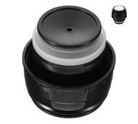 TOYZFRIENDY Bouchon Étanche en Plastique Noir et Blanc Couvercle pour Bouteilles d’Eau Bouchon à Pression Résistant Accessoire de Remplacement pour Gourdes 45 CM Usage Quotidien et