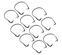 TOYZFRIENDY Bouchons D’oreille en Silicone Souple à Bande Lot de 10 Pièces, Antibruit Léger Réutilisable, Confort pour Sommeil, Travail et Protection Auditive, Usage Multi-usages