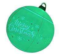 TOYZFRIENDY boule de noel gonflable décoration de Noël scintillant jeux gonflables géants de Noël petit pastel Plastique Vert