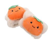 TOYZFRIENDY Bracelets de Lavage du Visage en Peluche Douce Absorbants et Anti-Humidité Taille Unique Couleur Tomate 1 Paire - Accessoires Spa Femme pour Soins Peau et Routine Visage