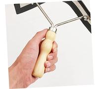 TOYZFRIENDY Brosse à pour Bovins et Chevaux avec Manche Ergonomique Peigne Inox Dentelé pour Toilettage Durable et Stimulation Circulation Sanguine Nettoyage Facile des Poils et Boue