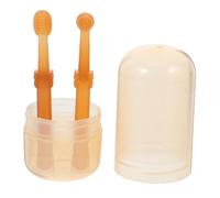 TOYZFRIENDY Brosse Dents Chien et Chat Silicone Double Tête pour Soins Dentaires Doux et Nettoyage Complet des Gencives Kit Brosse Pet Polyvalent pour Santé Orale