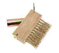 TOYZFRIENDY Brosse Métallique Désherbage Résistante pour Joints de Pavage Nettoyage Fissures et Mousses Outil Jardinage avec Fil Dur Compatible Manche Standard