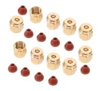 TOYZFRIENDY Buses de Pompe à Fumée en Laiton 10 Paires Buse Machine à Fumée Silencieuse pour Machine Brouillard, Accessoires Effets Spéciaux Scène, Compatible Concerts et Spectacles