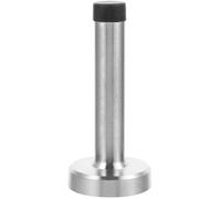 TOYZFRIENDY Butée de Porte Extra Longue 9,5 Cm en Acier Inoxydable Brossé Embout en Caoutchouc Anti-bruit pour Porte Intérieure et Mur, Protège Murs et Réduit Bruit, Installation Murale ou