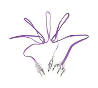 TOYZFRIENDY Câble de Corps D'escrime Violet à 3 Broches, Fil Conducteur Transparent pour Fleuret, et Sabre, Câble de Connexion Résistant pour Compétitions et Entraînements Professionnels