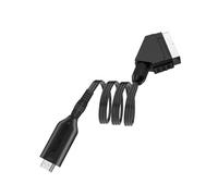 TOYZFRIENDY Câble Péritel 1M Convertisseur Audio Vidéo 1080P Adaptateur Scaler pour Téléviseur Magnétoscope Prise USB Faible Consommation Installation Simple