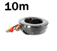 TOYZFRIENDY Câble Vidéo et Alimentation pour Caméra Surveillance Filaires Connecteurs DC Installation DIY pour Système CCTV Résidentiel et Commercial