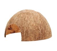 TOYZFRIENDY Cachette Reptile Coque de Noyau de Noix Naturelle Décor Délicat pour Terrariums Refuge Sûr pour Lézards et Crabes Accessoire Polyvalent pour Habitat Animalier