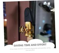 TOYZFRIENDY Capuchon de Protection pour Embout de Saxophone Professionnel et Suspendable Protection pour Saxophones Alto Ténor Baryton et Soprano Accessoire Instrument Noir