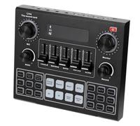 TOYZFRIENDY Changeur de Voix Portable Carte Son Abs Noir Batterie 1200mah Support Double Téléphone et PC pour Diffusion en Direct et Enregistrement Audio Couleur Aléatoire