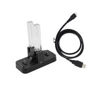TOYZFRIENDY Chargeur Dock Slots pour Manettes Console et Joy- Station de Charge USB avec Indicateur LED Lumineux pour Accessoires Console
