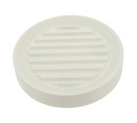 TOYZFRIENDY Chariot Mobile pour Pot De Fleurs avec roulettes Universelles, Plateau Épais en Plastique Blanc, Bac Récupérateur D’Eau Intégré pour Intérieur Et Extérieur