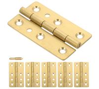 TOYZFRIENDY Charnières de boîte à bijoux 6pcs en cuivre, charnière continue pour loisirs créatifs et réparation, petites charnières à installer facilement, pour coffret et boîte de rangement