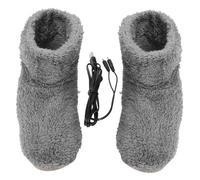 TOYZFRIENDY Chaussures Chauffantes Usb Électriques Chaudes Et Sécurisées Semelle Douce Peluche Pour Maison Bureau Et Voyage Hiver