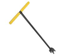 TOYZFRIENDY Clé en T pour Vanne D’Eau 43 CM Jaune - Outil Multifonction de Fermeture de Plomberie en Acier Inoxydable avec Poignée Ergonomique - Usage pour Compteur Robinet et Intervention