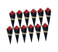 TOYZFRIENDY Coffret de 20 Mini Bouquets de Fleurs Séchées, Roses et Tournesols en Papier, Décoration Intérieure Naturelle pour Salon, Chambre et Bureau, Présent Saint-Valentin Anniversaire