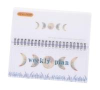 TOYZFRIENDY Compact Weekly Planner Notebook Portable Coil Bound Academic Organizer For Students And Home Use Multi Function Writing Book For Notes And Schedules