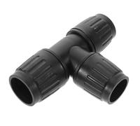 TOYZFRIENDY Connecteur Trois Voies pour Étendoir Linge Accessoire Stable pour Portant Vêtement Simple ou Double Plastique Robuste Noir Facile à Installer et Compact