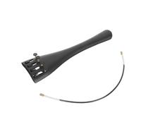 TOYZFRIENDY Cordier de Violoncelle Alliage avec Micro-accordeurs Intégrés Accessoire Pratique et Planche à Cordes Légère pour Violoncelle Noir