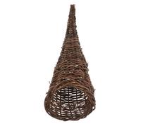 TOYZFRIENDY Cornucopia Handwoven Basket Vigne Tressée Décorative pour Fruits et Fleurs Panier Mural Suspendu pour Décoration Automne et Noël Élément Central pour Table de Fête