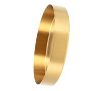 TOYZFRIENDY Coupelle Pot Fleurs Acier Inoxydable Doré Support Pot Fleur Large pour Drainage et Collecte Eau Excédentaire Plateau Décoratif pour Plantes Intérieures et Extérieures