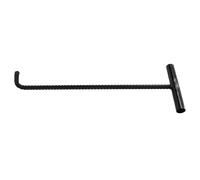 TOYZFRIENDY Crochet de Levage T Renforcé pour Ouverture Facile de Regards Outil Polyvalent pour Levage Sécurisé et Déplacement Compatible Divers Couvercles Confortable et Pratique Acier